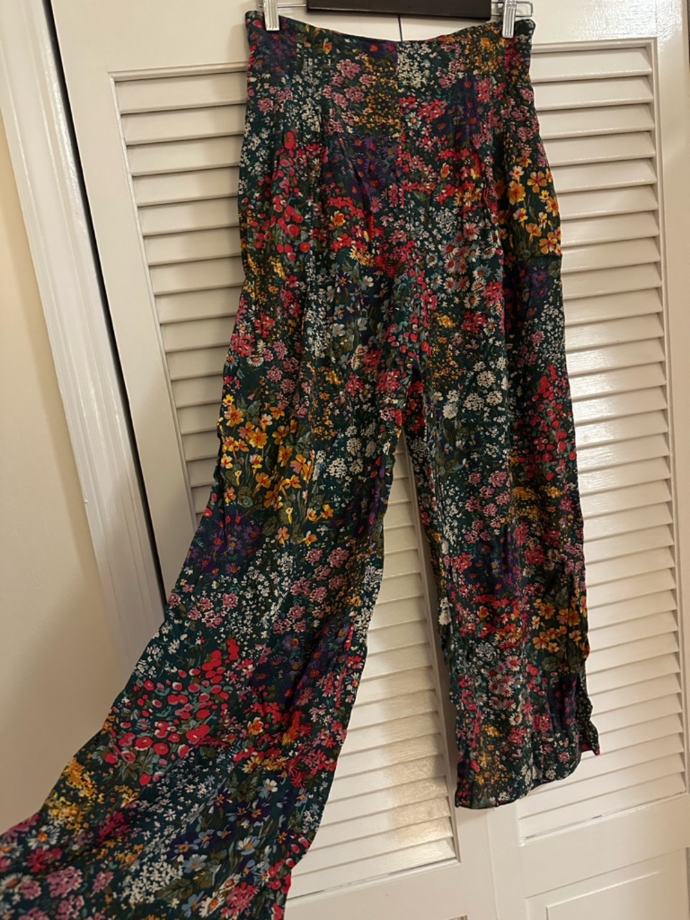 Maeve by Anthropologie Wide-Leg Floral Pants